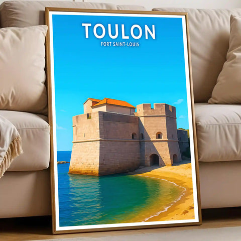 Affiche - Toulon - Fort Saint-Louis