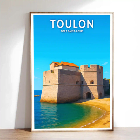 Affiche - Toulon - Fort Saint-Louis