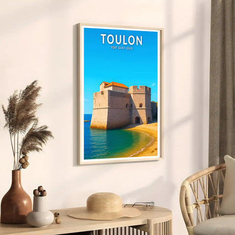 Affiche - Toulon - Fort Saint-Louis
