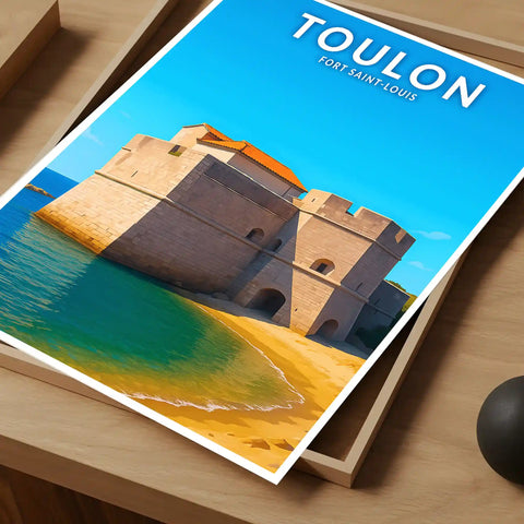 Affiche - Toulon - Fort Saint-Louis