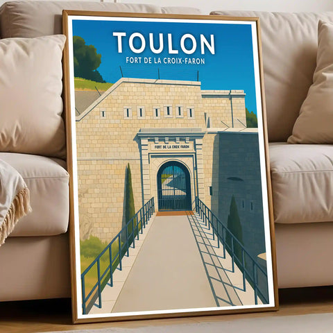 Affiche - Toulon - Fort de la Croix-Faron