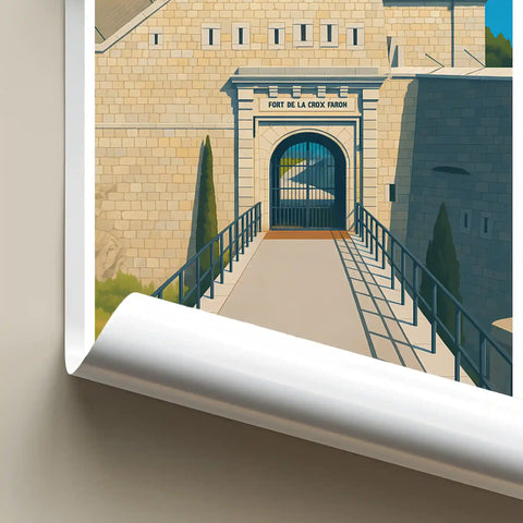 Affiche - Toulon - Fort de la Croix-Faron