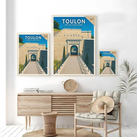 Affiche - Toulon - Fort de la Croix-Faron