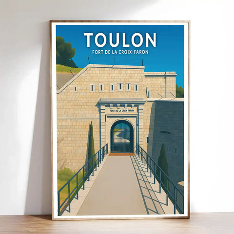 Affiche - Toulon - Fort de la Croix-Faron