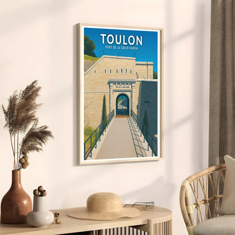 Affiche - Toulon - Fort de la Croix-Faron