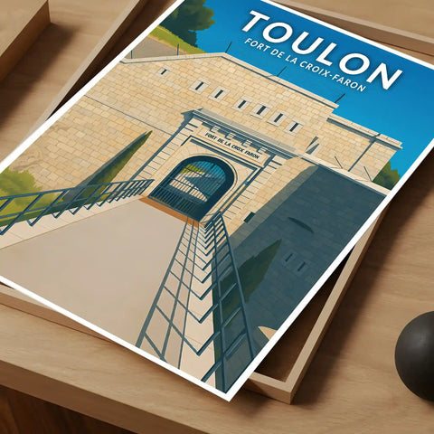 Affiche - Toulon - Fort de la Croix-Faron