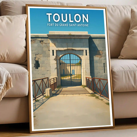 Affiche - Toulon - Fort du Grand Saint-Antoine