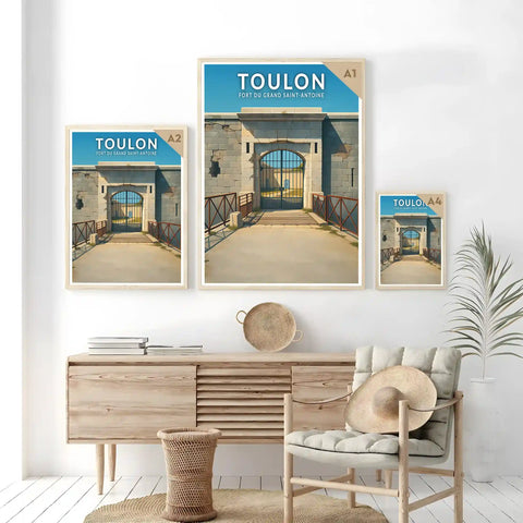Affiche - Toulon - Fort du Grand Saint-Antoine