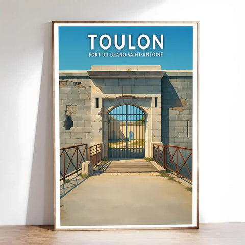 Affiche - Toulon - Fort du Grand Saint-Antoine