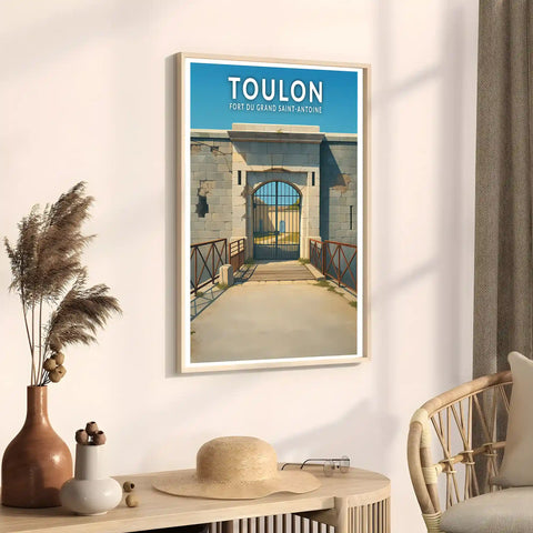 Affiche - Toulon - Fort du Grand Saint-Antoine