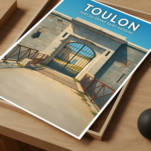 Affiche - Toulon - Fort du Grand Saint-Antoine