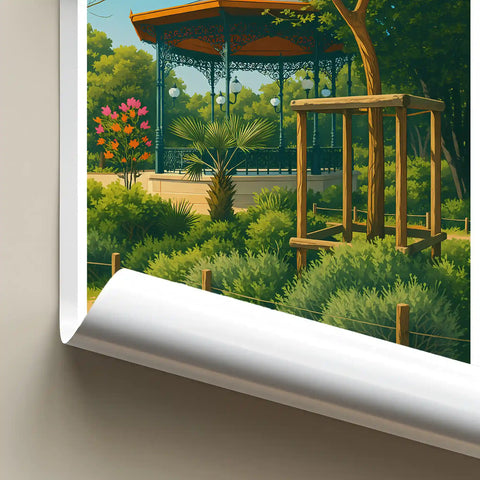 Affiche - Toulon - Jardin Alexandre Ier
