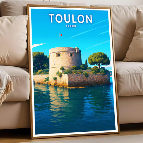 Affiche - Toulon - La Rade