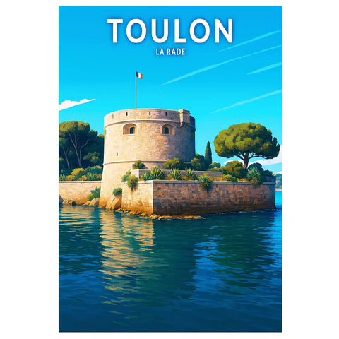 Affiche - Toulon - La Rade