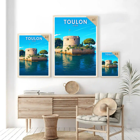 Affiche - Toulon - La Rade