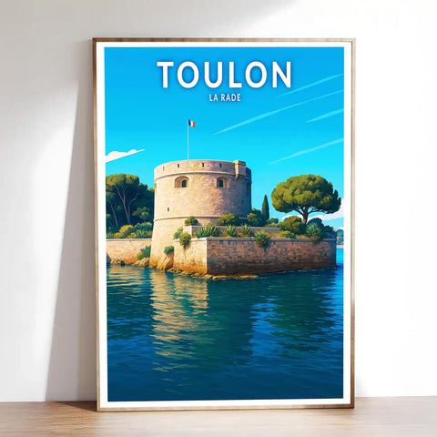 Affiche - Toulon - La Rade