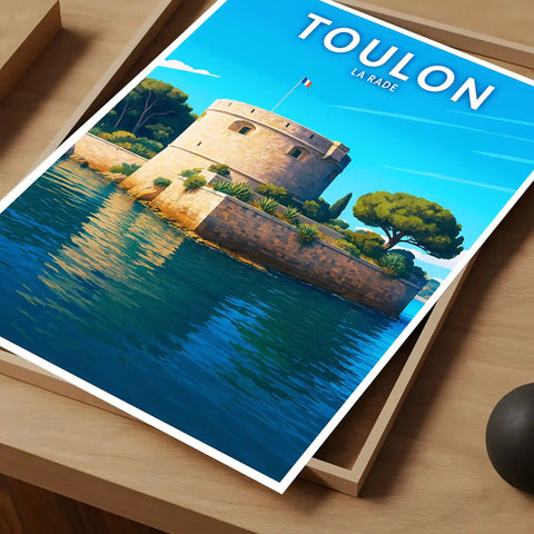 Affiche - Toulon - La Rade