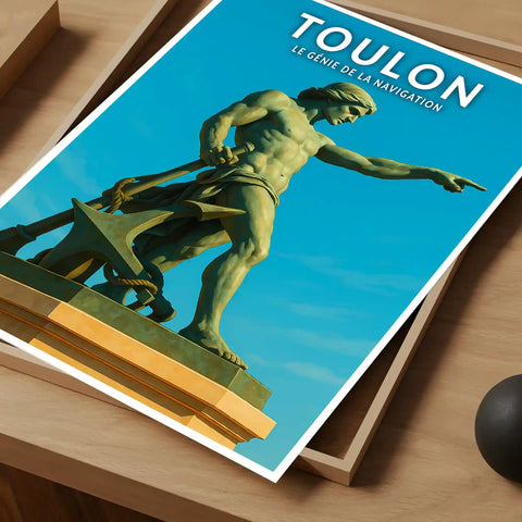 Affiche - Toulon - Le Génie de la Navigation