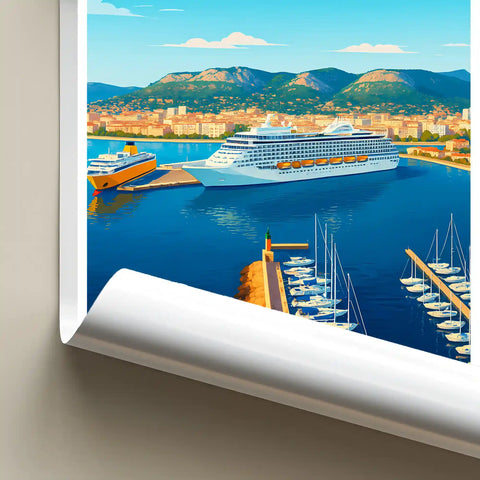 Affiche - Toulon - Le Port