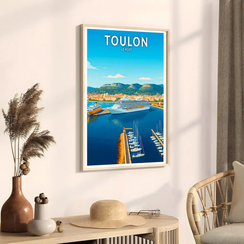 Affiche - Toulon - Le Port
