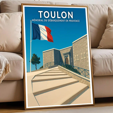 Affiche - Toulon - Mémorial du Débarquement en Provence
