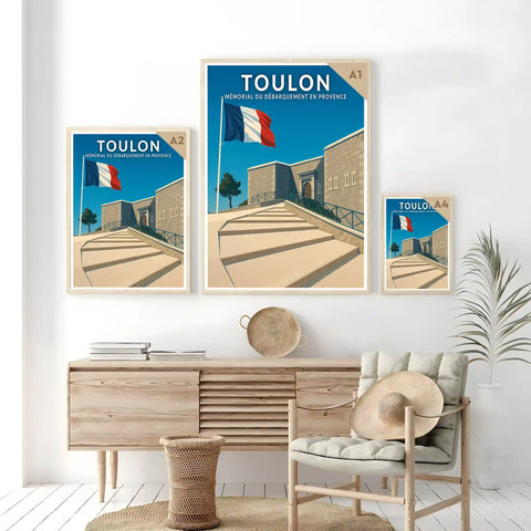 Affiche - Toulon - Mémorial du Débarquement en Provence