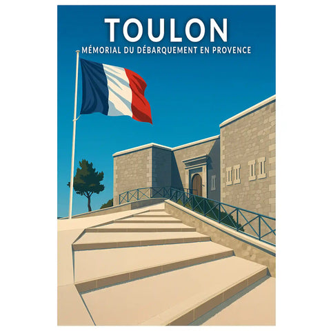 Affiche - Toulon - Mémorial du Débarquement en Provence