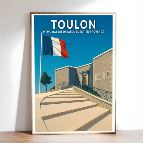 Affiche - Toulon - Mémorial du Débarquement en Provence