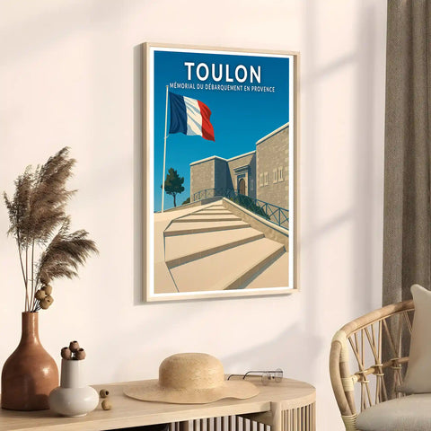 Affiche - Toulon - Mémorial du Débarquement en Provence