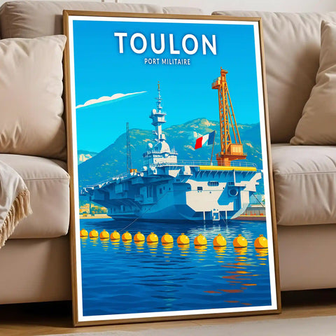 Affiche - Toulon - Port Militaire