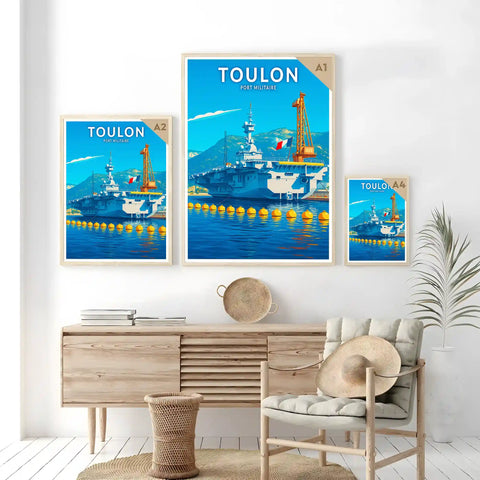 Affiche - Toulon - Port Militaire