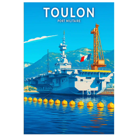 Affiche - Toulon - Port Militaire