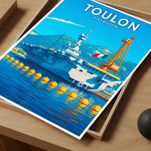 Affiche - Toulon - Port Militaire
