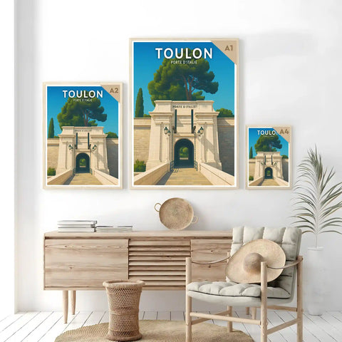 Affiche - Toulon - Porte d'Italie