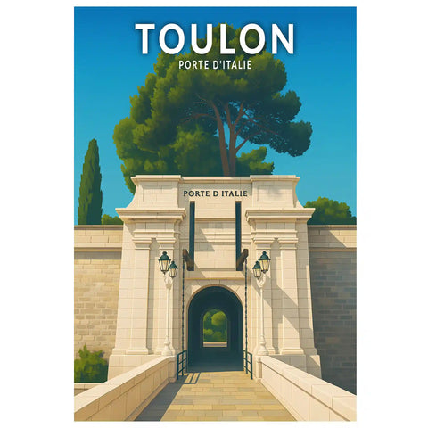 Affiche - Toulon - Porte d'Italie