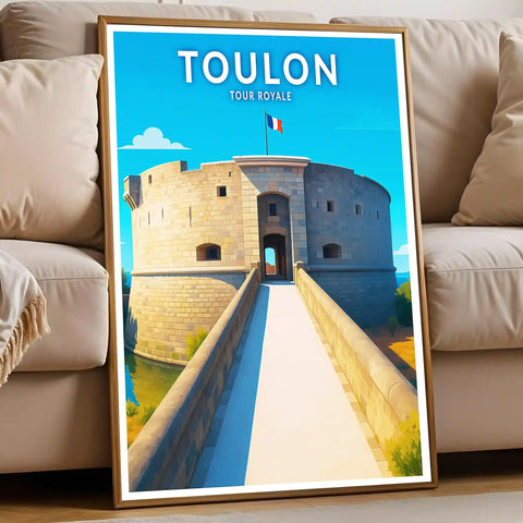 Affiche - Toulon - Tour Royale