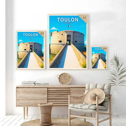 Affiche - Toulon - Tour Royale
