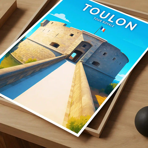 Affiche - Toulon - Tour Royale