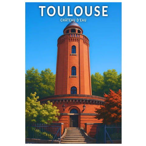 Affiche - Toulouse - Château d'Eau