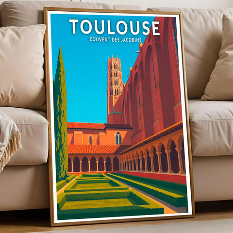 Affiche - Toulouse - Couvent des Jacobins