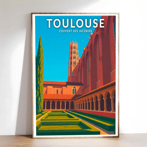 Affiche - Toulouse - Couvent des Jacobins
