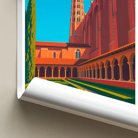 Affiche - Toulouse - Couvent des Jacobins