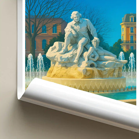 Affiche - Toulouse - Place Wilson