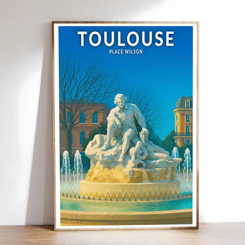 Affiche - Toulouse - Place Wilson