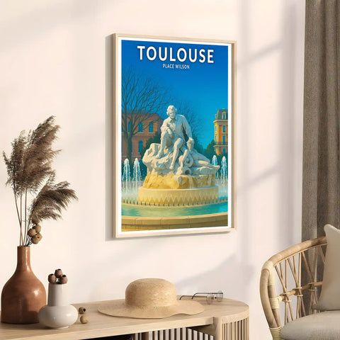 Affiche - Toulouse - Place Wilson