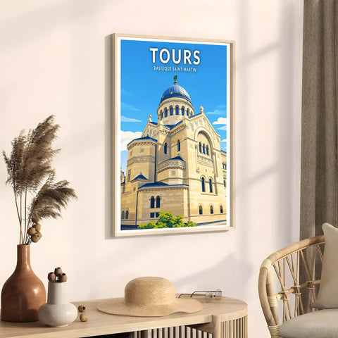 Affiche - Tours - Basilique Saint-Martin