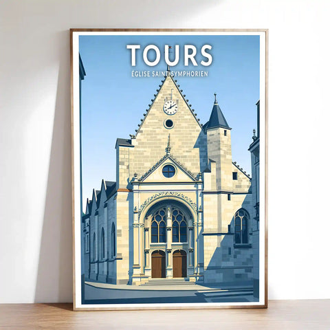 Affiche - Tours - Église Saint‑Symphorien