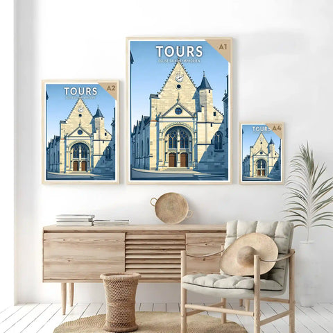 Affiche - Tours - Église Saint‑Symphorien