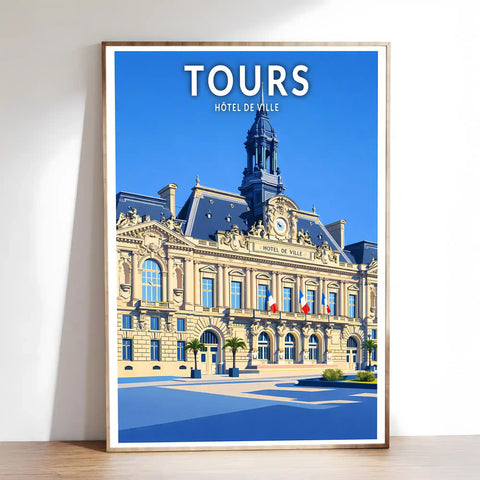 Affiche - Tours - Hôtel de Ville