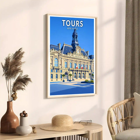 Affiche - Tours - Hôtel de Ville